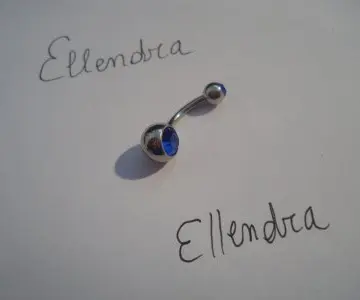 Piercing strass bleu, Claire's