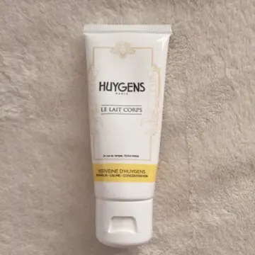 Lait corps à la verveine, Huygens