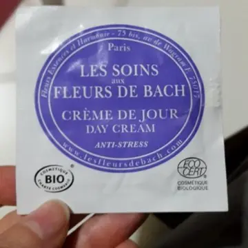 echantillon crème de jour anti stress, Fleurs de Bach