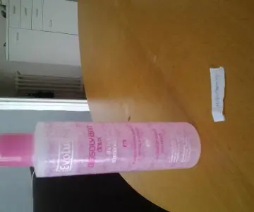 dissolvant  doux, Evoluderm