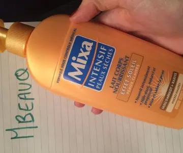 Lait autobronzant, Mixa