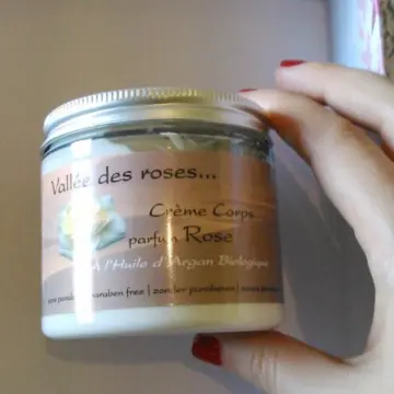 Crème corps bio parfum rose, La Vallée Des Roses