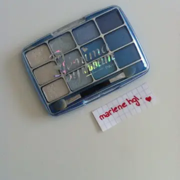 Palette maquillage bleu, Modélite