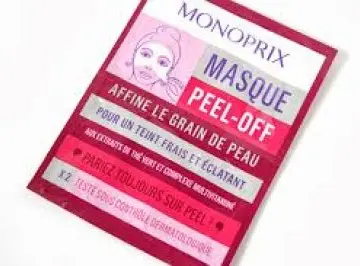 3 masques peel off, Monoprix