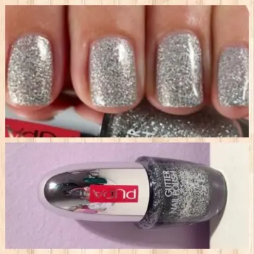 Vernis argenté pailleté, Pupa Milano