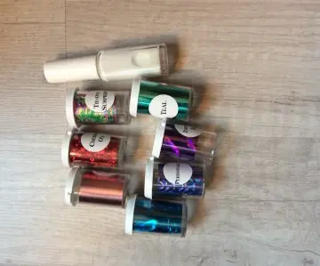 7 foils nail art, Nail Art