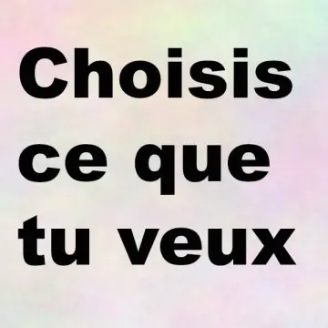 Au choix, Inconnue