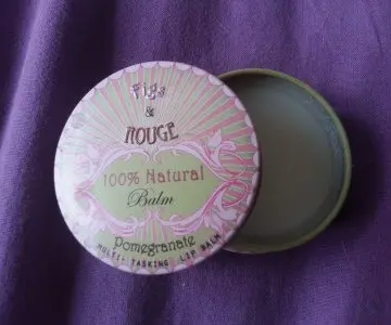 natural lip balm, Figs & Rouge