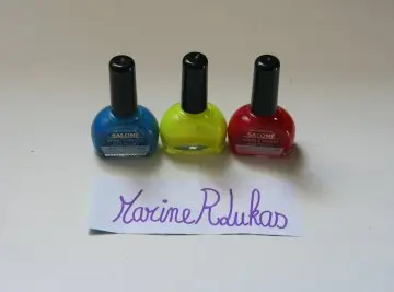 Lot de vernis, Les couleurs de Salomé