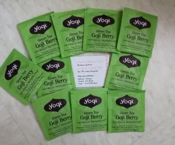 Sachets de thé baies de Goji, Yogi tea