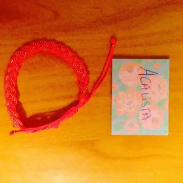 Bracelet fluo Rose Tressé, Inconnue