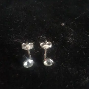 bouton d'oreille en argent et topaze, Inconnue