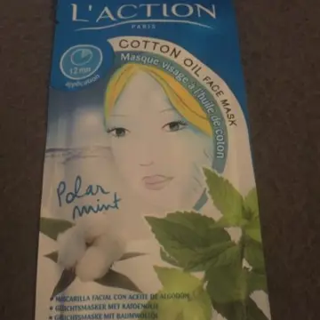 Masque visage à l'huile de coton, L'Action Paris