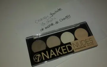 naked eyeshadow pallt, W7