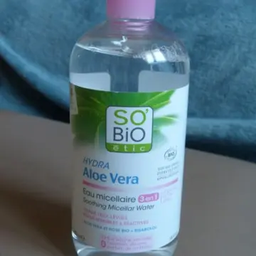 Eau micellaire 3 en 1 Hydra Aloe Vera, SO'BiO étic