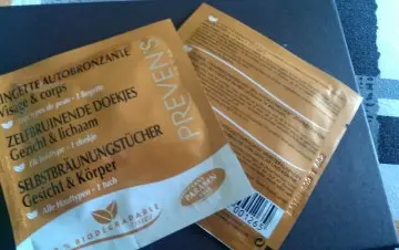 Lingettes autobronzante, Preven's