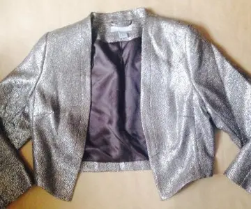 Blazer court doré, H&M