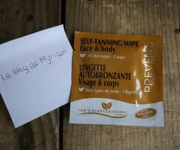 Lingette autobronzante, Preven's