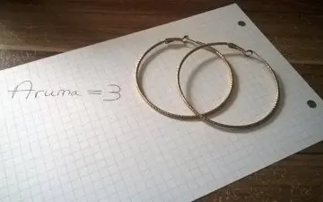 Boucles d'oreilles dorée, Inconnue