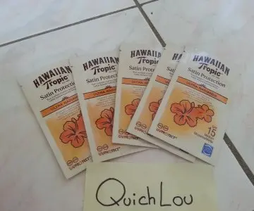 Lot d'échantillons solaires, Hawaiian Tropic