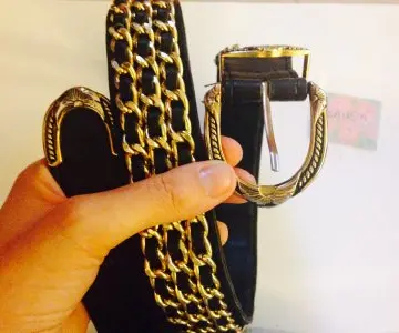 Ceinture façon chanel, Inconnue