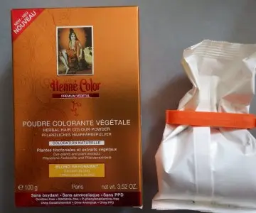 henné blond rayonnant, Henné Color