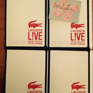 Echantillon EdT Lacoste Live, Lacoste