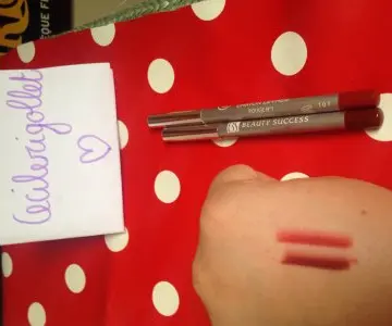 Lot de deux crayons a levre, Beauty Success