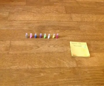 Paillette pour nail art, Inconnue