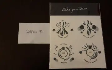 Tatouages éphémères "Chance", Chanel