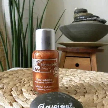HUILE SECHE SCINTILLANTE ECLAT SUBLIME BIO, Naturelle d'Argan