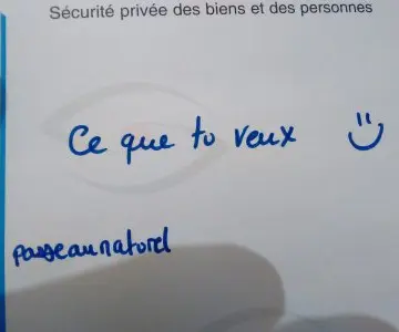 ce que tu veux, Inconnue