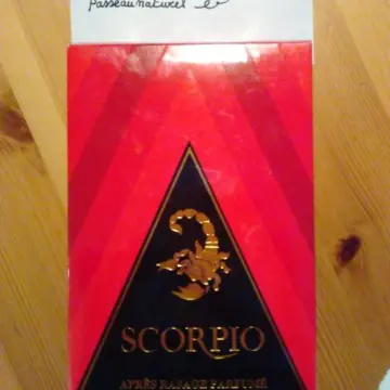 après rasage parfumé, Scorpio