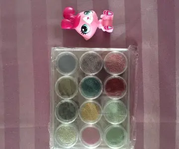 perles colorées assorties pour nail art, Inconnue
