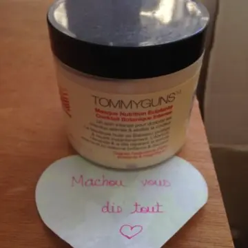 Masque nutrition éclatante, Tommy Guns