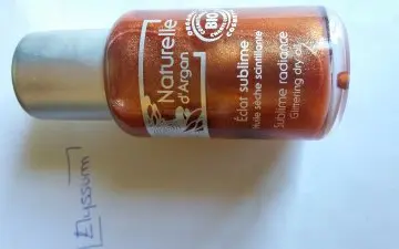 Huile sèche scintillante, Naturelle d'Argan