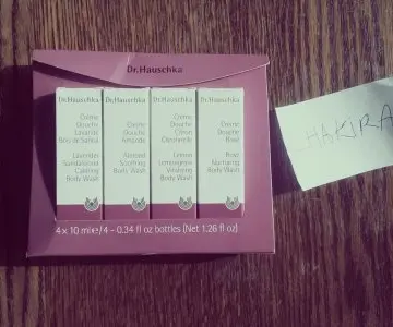set de crèmes de douche, Dr Hauschka