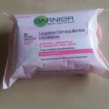 Lingettes démaquillantes micellaires, Garnier
