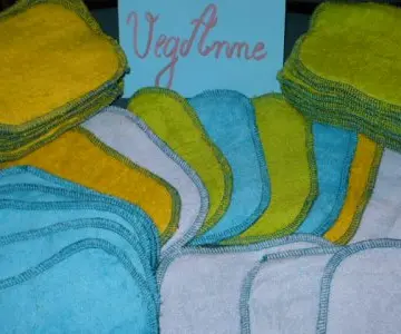 Lingettes lavables grand format, Inconnue