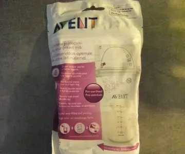 sachet pour lait, Avent