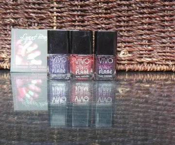 3 Vernis paillettes, Vivo Cosmetics