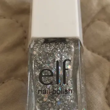 vernis paillette argent, Elf