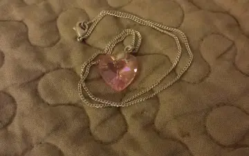 collier coeur rose, Claire's
