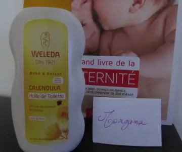 Huile de toilette bébé au Calendula, Weleda