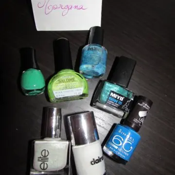 Lot de vernis, Marques diverses