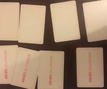 Carte jeu d'amour, Kenzo