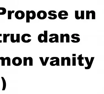 Choisit ce que tu veux, Inconnue