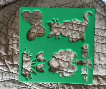 Pochoir pour dessiner, Inconnue
