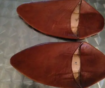 Babouches en cuir Taille 43/44, Inconnue