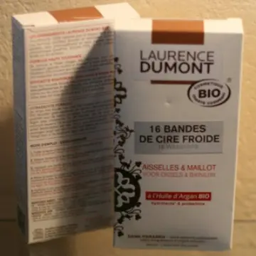 Bandes de cire froide BIO, Laurence Dumont